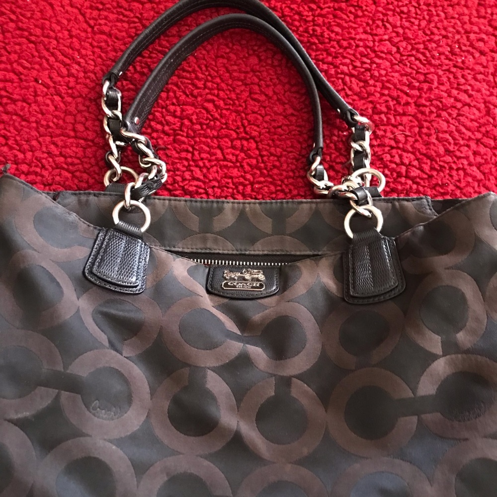 Coach black purse